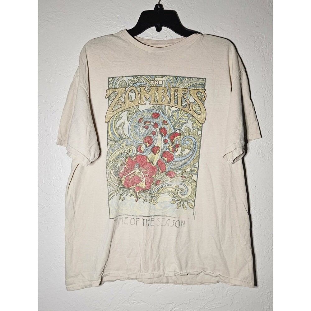 The Zombies Time Of The Season 50th Anniversary Graphic T-shirt Men S/M Music